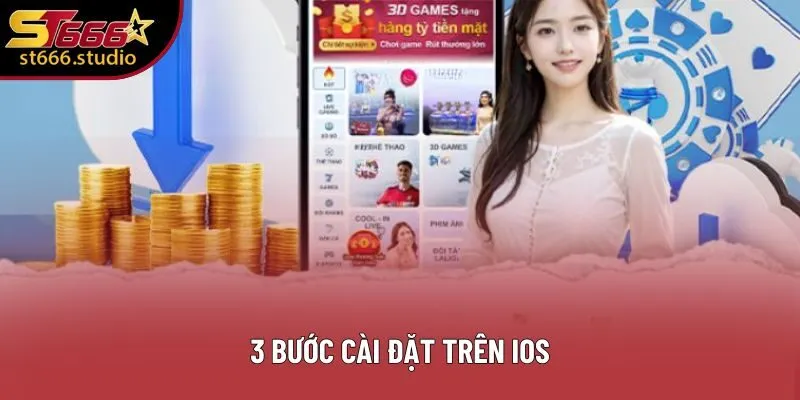 3 bước cài đặt trên iOS